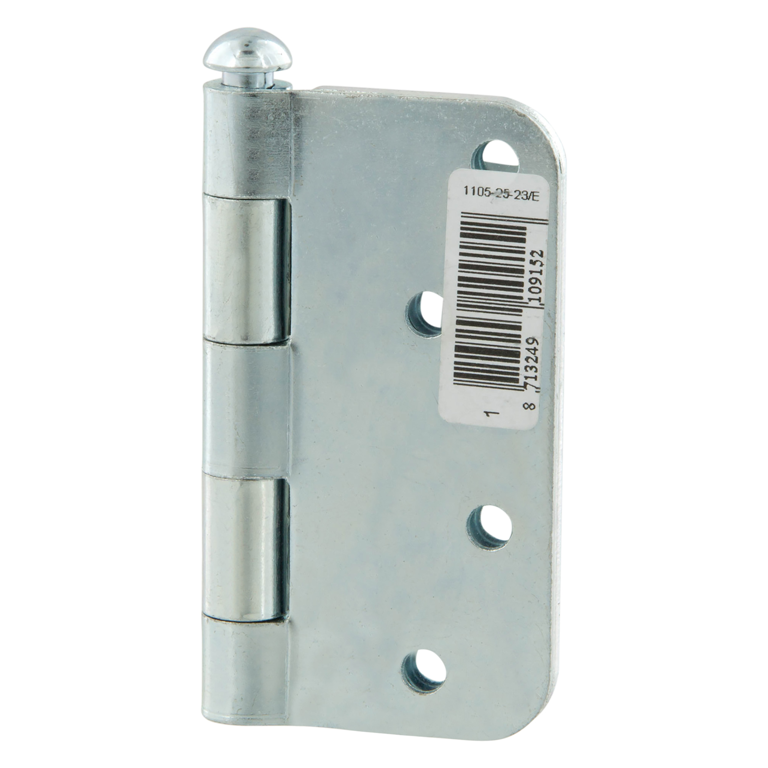 87.603.95 Axa  scharnier vierkant model - met ronde hoeken - verzinkt  89 x 89 mm
