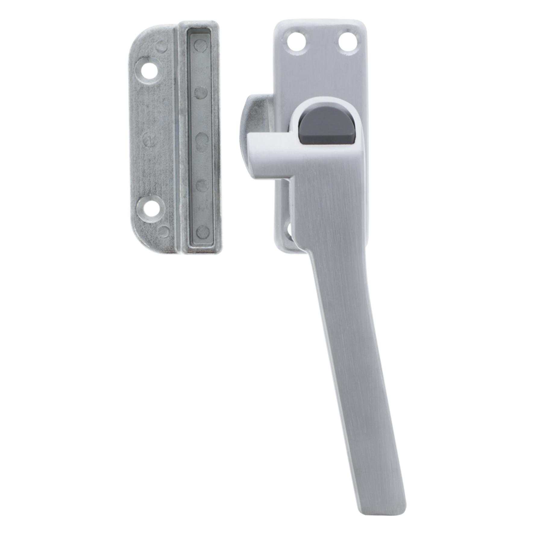 87.604.47 Starx  raamsluiting rechts - met nok en knop aluminium 