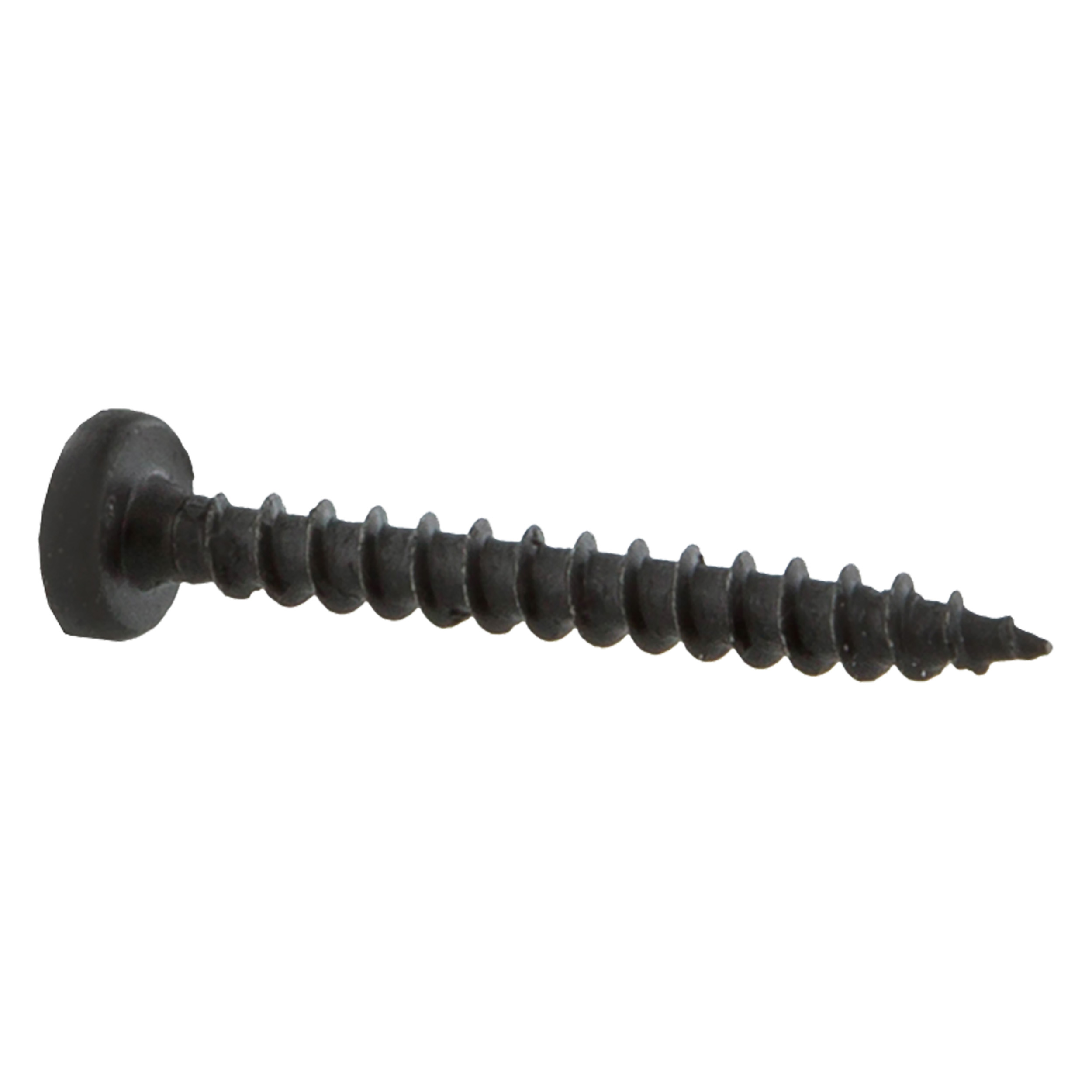 87.604.62 Starx  spaanplaatschroef platkop - met pozidrive kruisindruk - zwart gelakt  3.0 x 25 mm