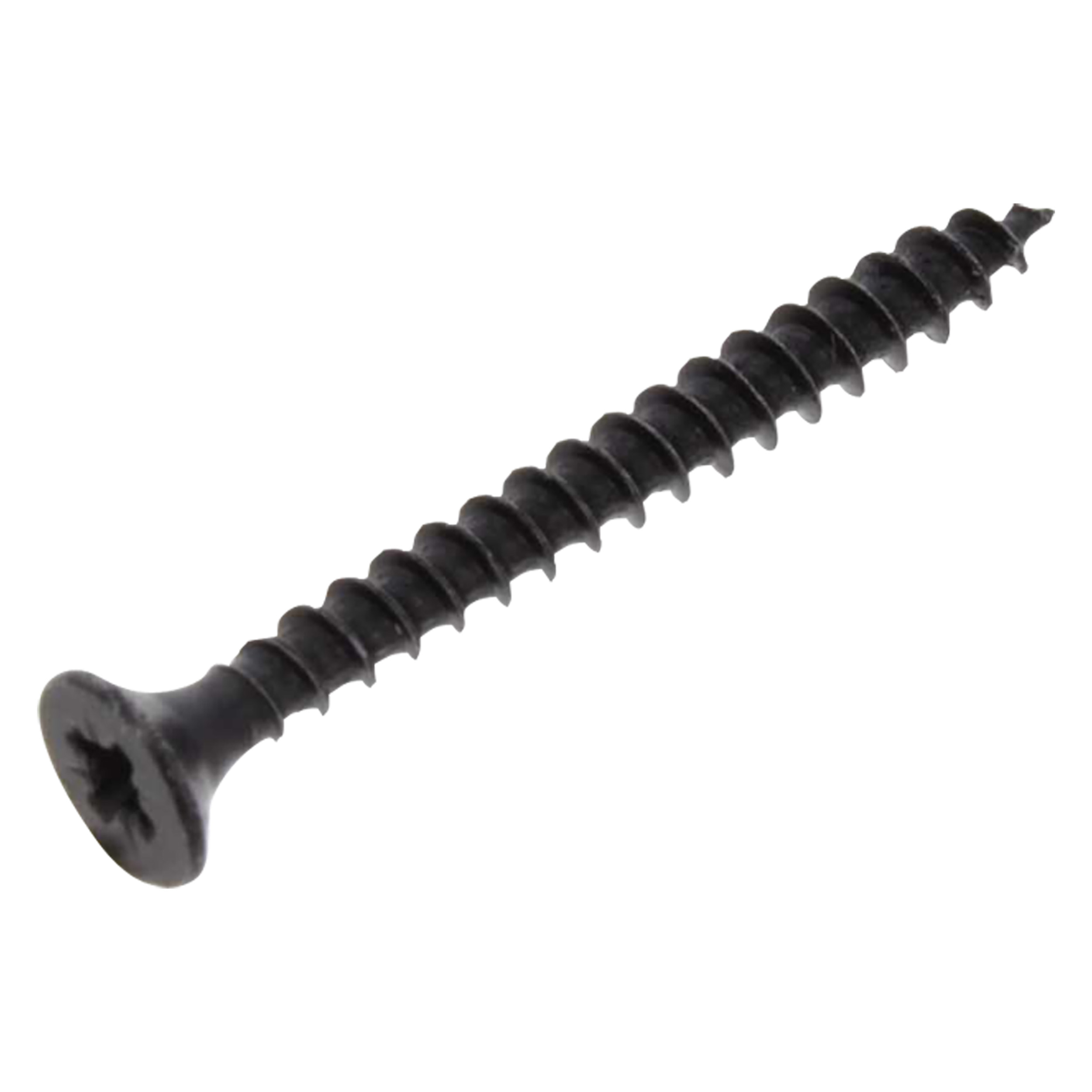 87.604.63 Starx  spaanplaatschroef platkop - met pozidrive kruisindruk - zwart gelakt  3.0 x 30 mm