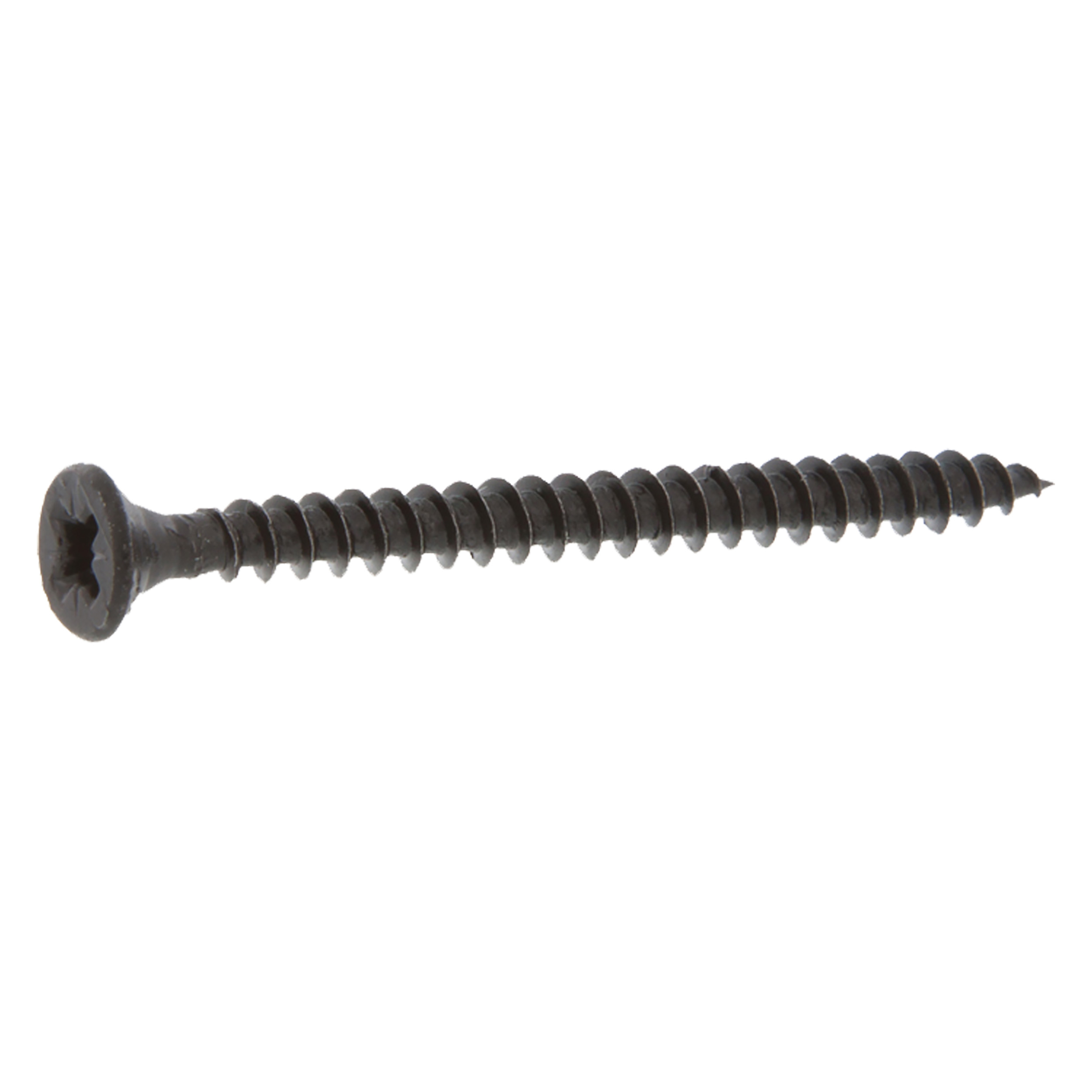 87.604.65 Starx  spaanplaatschroef platkop - met pozidrive kruisindruk - zwart gelakt  4.0 x 50 mm
