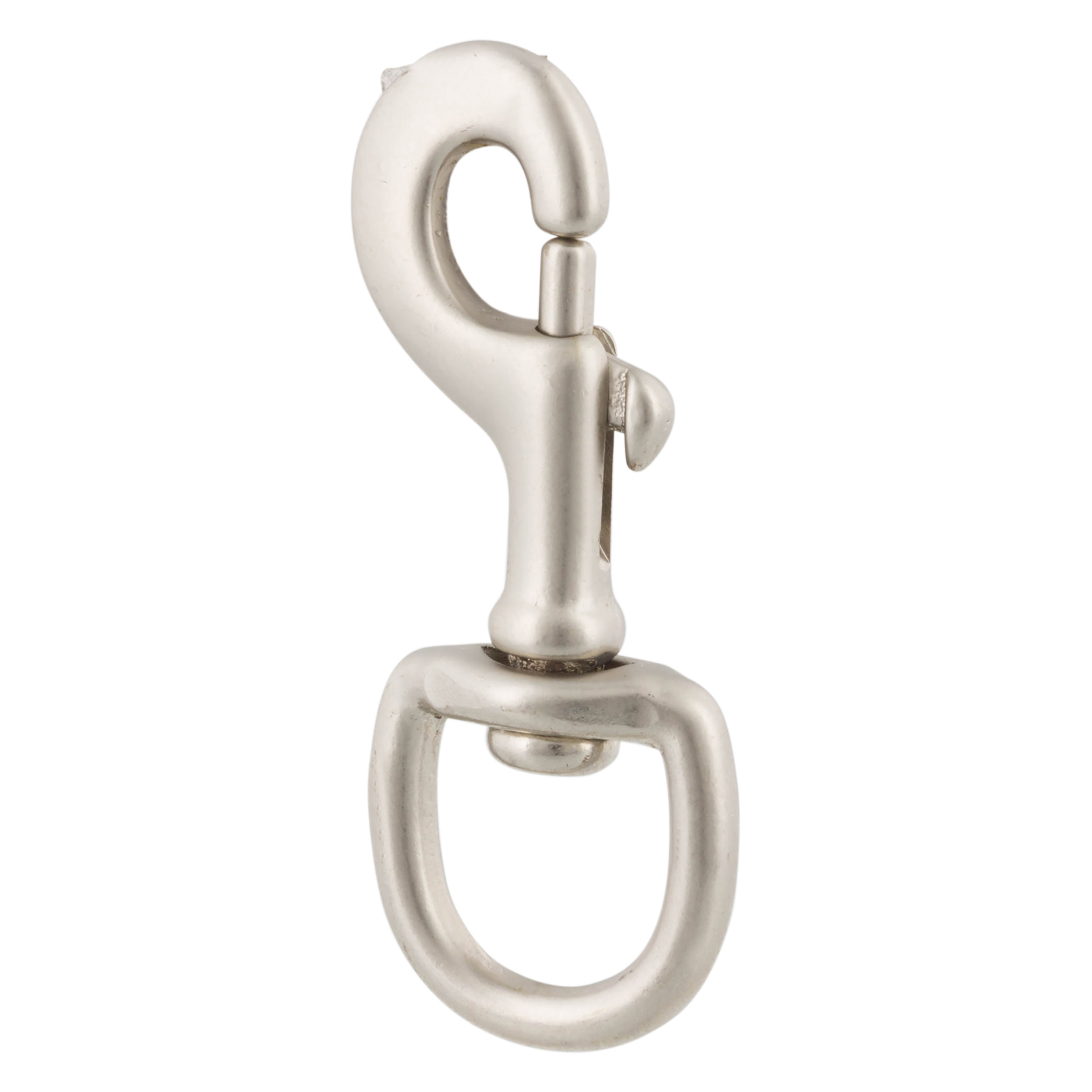 87.604.75 Starx  musketonhaak met draaibare ring - gegoten vernikkeld  28 mm