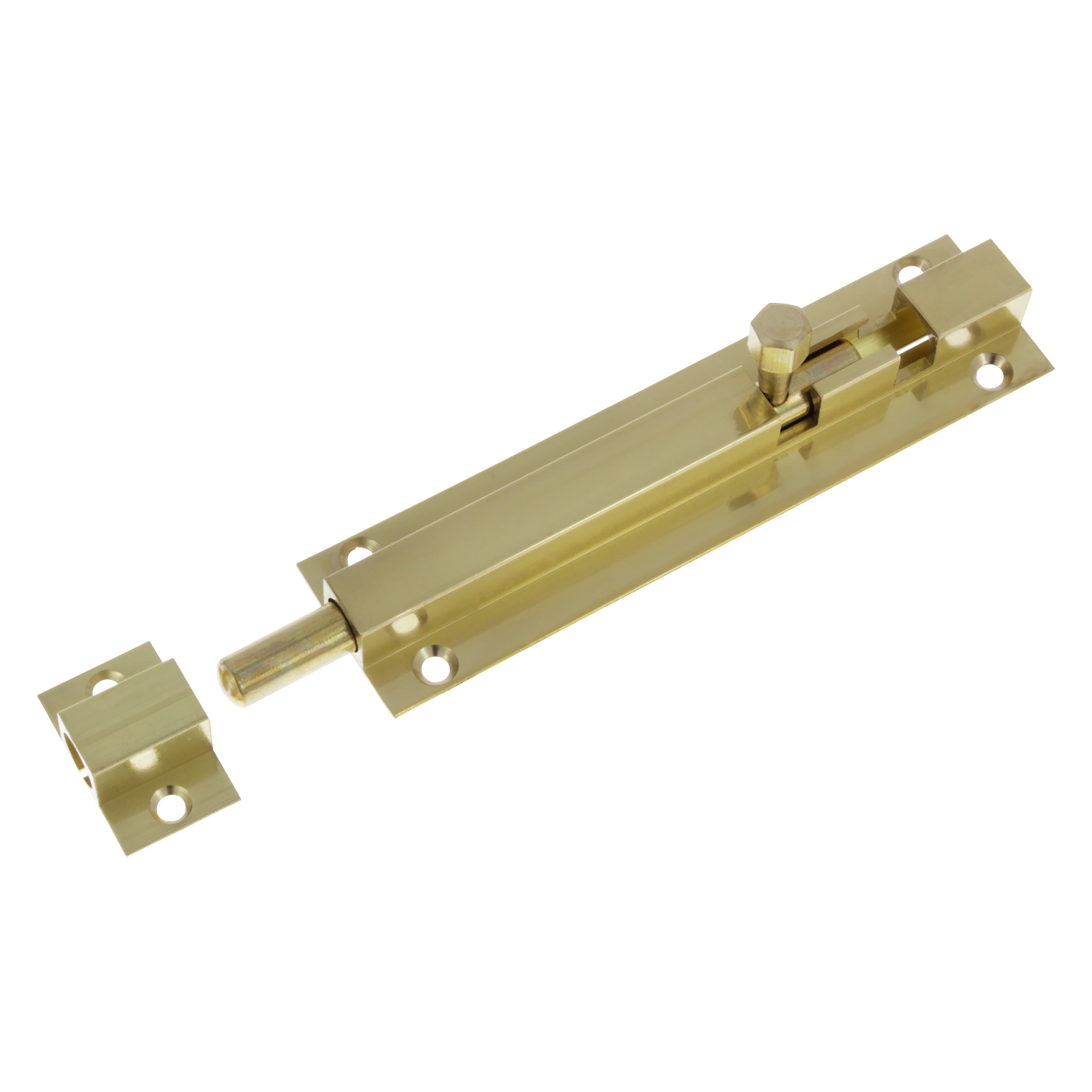 87.605.23 Starx  profielgrendel met sluitlus - messing  100 mm