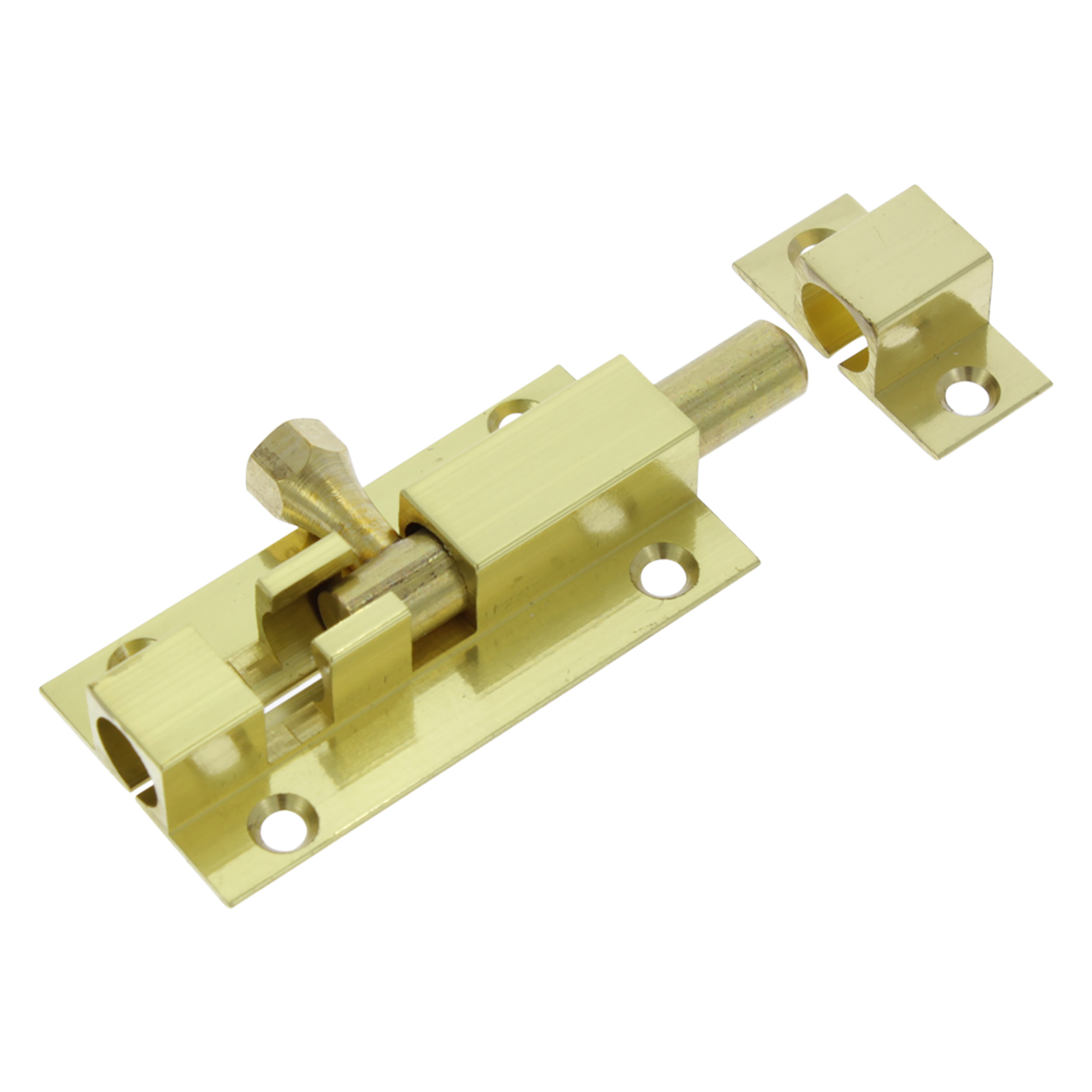 87.605.24 Starx  profielgrendel met sluitlus - messing  50 mm