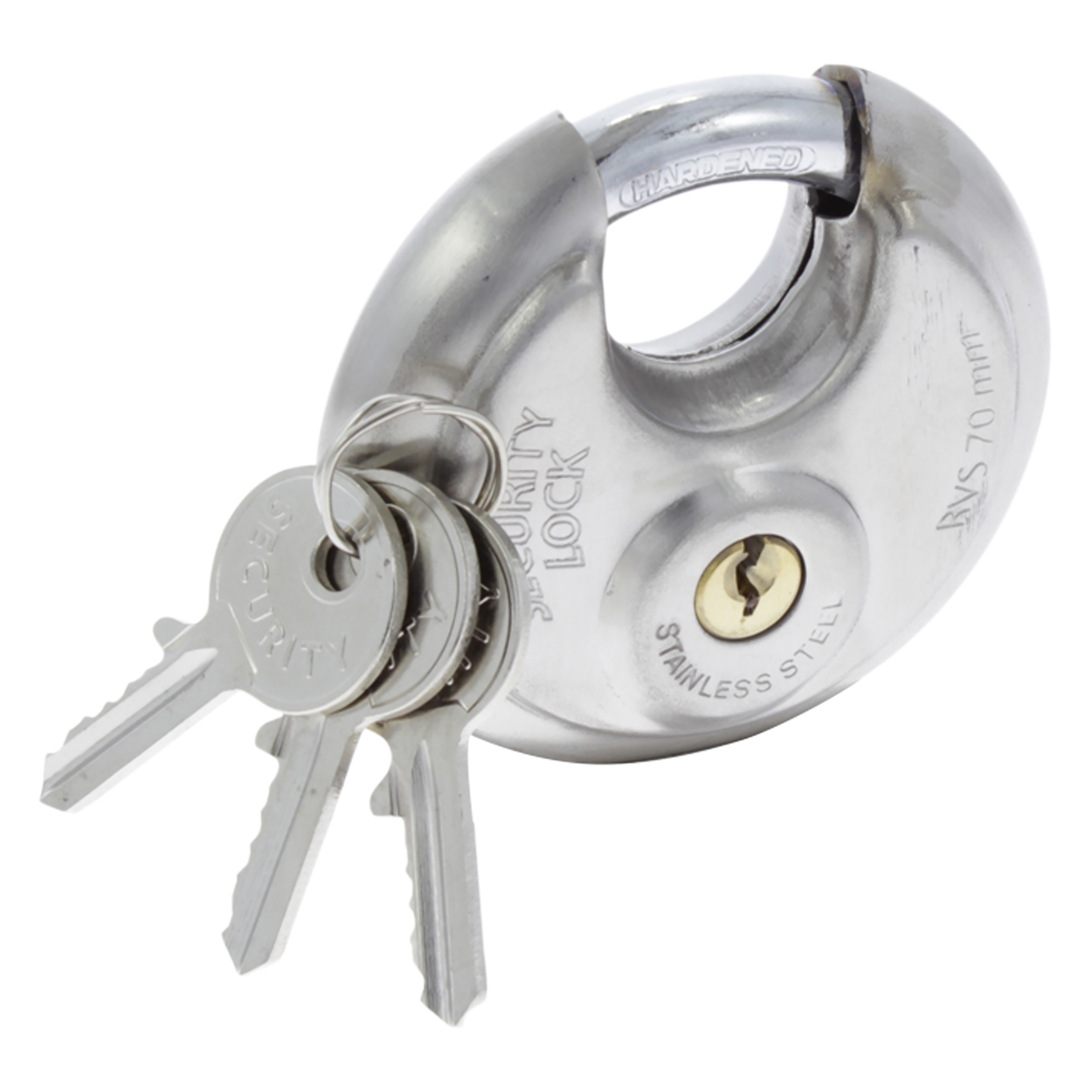 87.605.50 Starx  hangslot discus RVS Ø70